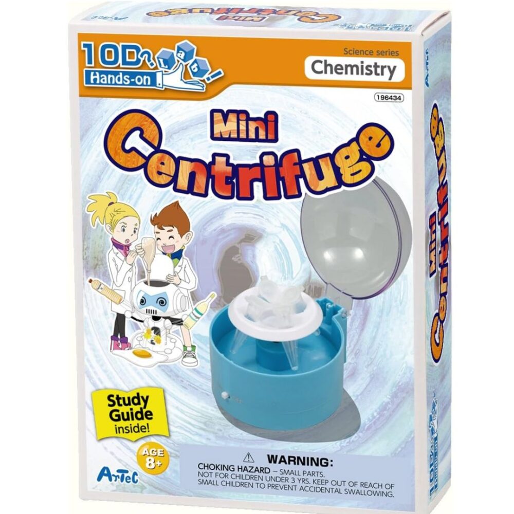 Age 8+ Artec Mini Centrifuge Experiment Kit And Study Guide