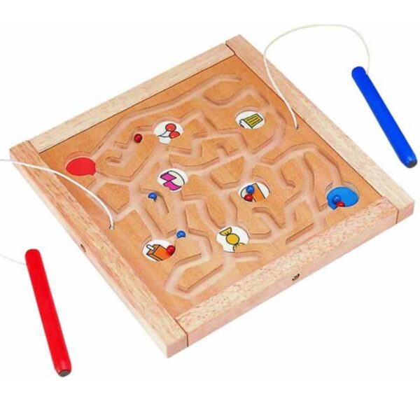 Age 18 Months+ Blue Ribbon Magnetic Maze Board