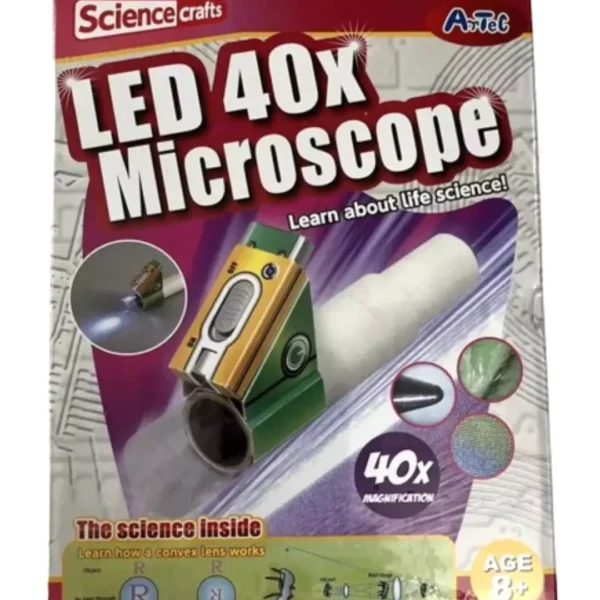 Age 8+ Artec Educational LED 40x Microscope