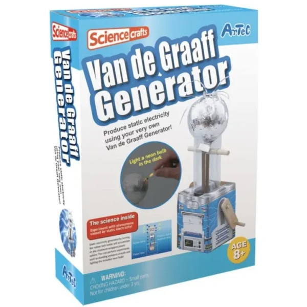 Age 8+ Artec Van De Graaff Generator Kit