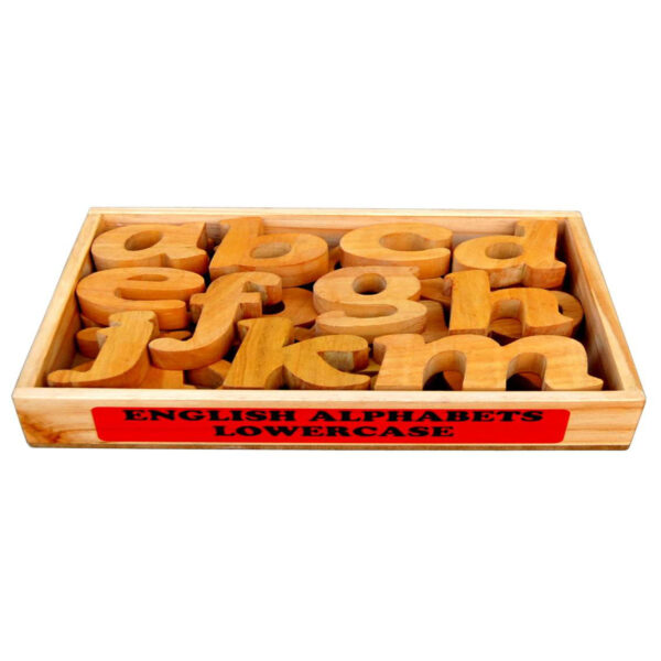 Little Genius English Alphabet-Lowercase-In Wooden Box
