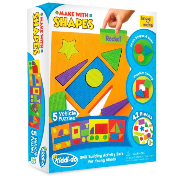 Age 2+ Imagimake Make with Shapes Vehicle Themes