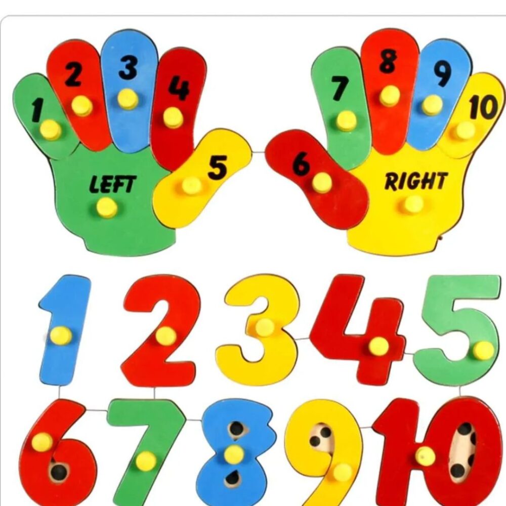 Age 3+ Little Genius Hand Counting Puzzle