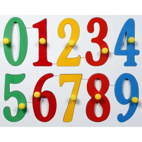 Age 3+ Little Genius Jumbo Numbers with Big Knobs