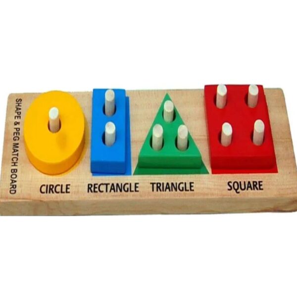 Age 3+ Little Genius Shape & Peg Match Board