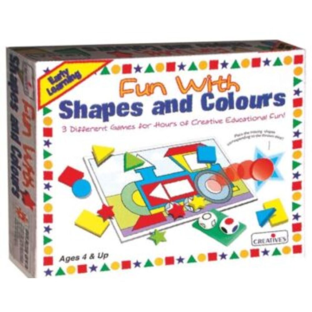 Age 4+ Creative's Fun With Shapes And Colors Board Game