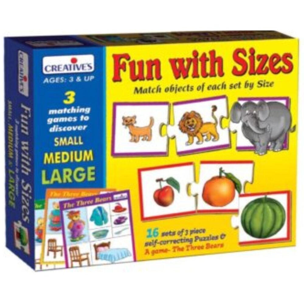 Age 3+ Creative's Fun With Sizes Puzzle