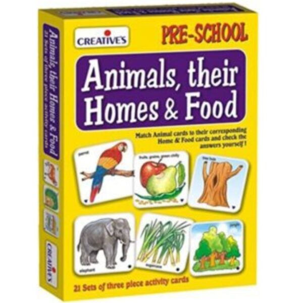 Age 3+ Creative's Animals Their Homes & Food