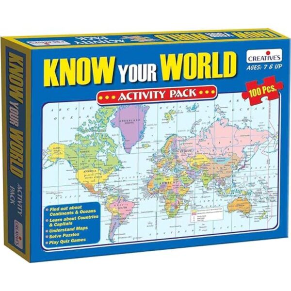 Age 7+ Creatives Know Your World Activity Pack Puzzle