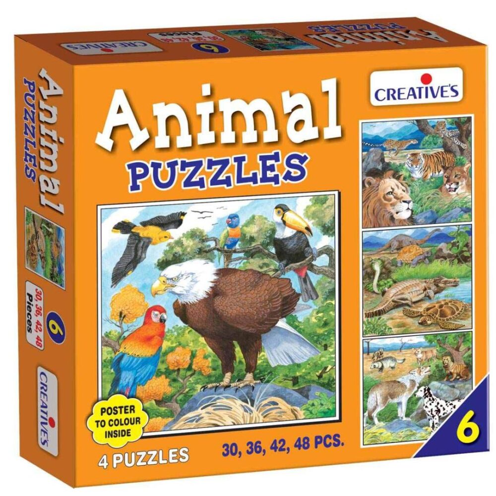 Age 5+ Creative's Animal Puzzles