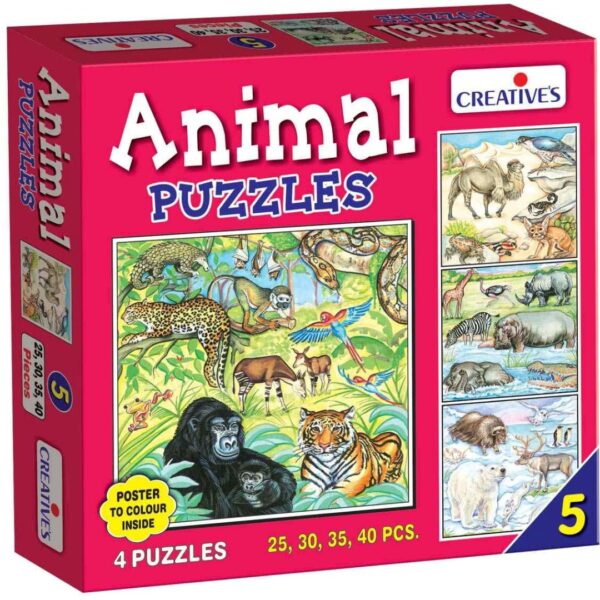 Age 5+ Creative Animal Puzzle