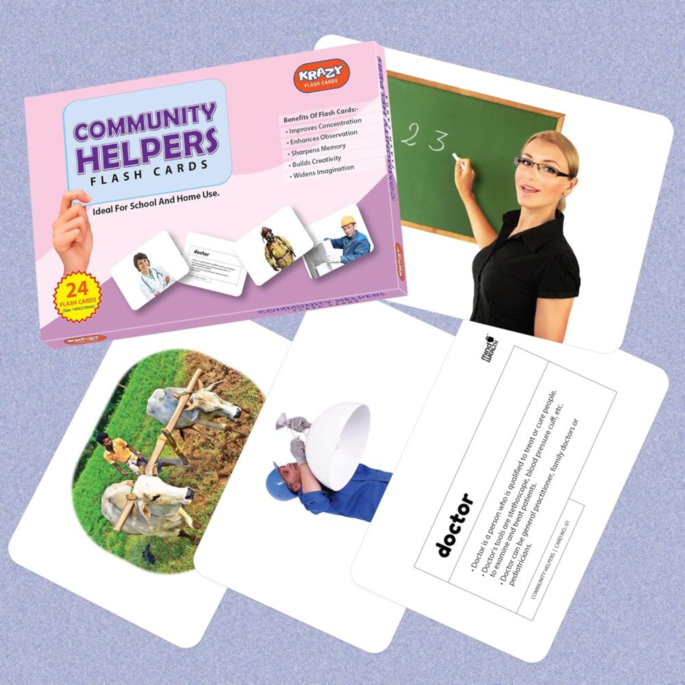 Flash Cards Community Helpers
