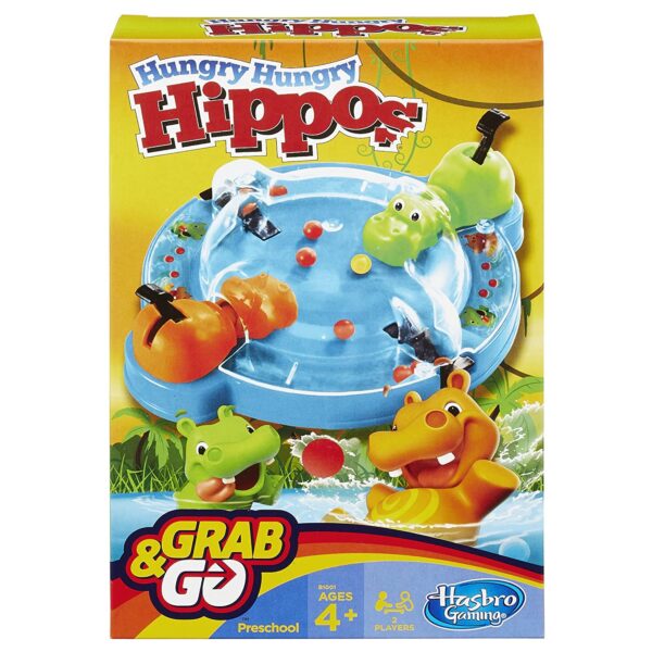 Age 4+ Hasbro B1001U083 Hungry Hungry Hippos