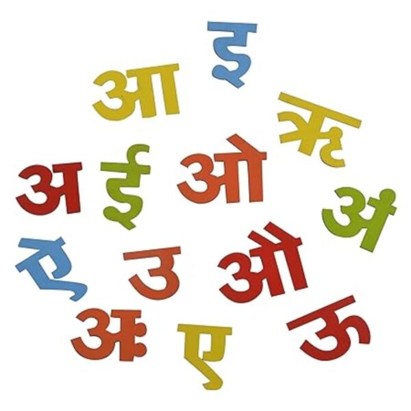 Age 3 Months+ Skillofun Magnetic Cutouts Hindi Vowels