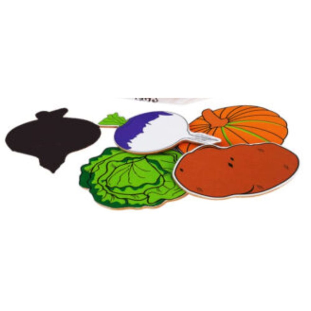 Age 4+ Skillofun Magnetic Vegetables Cutouts