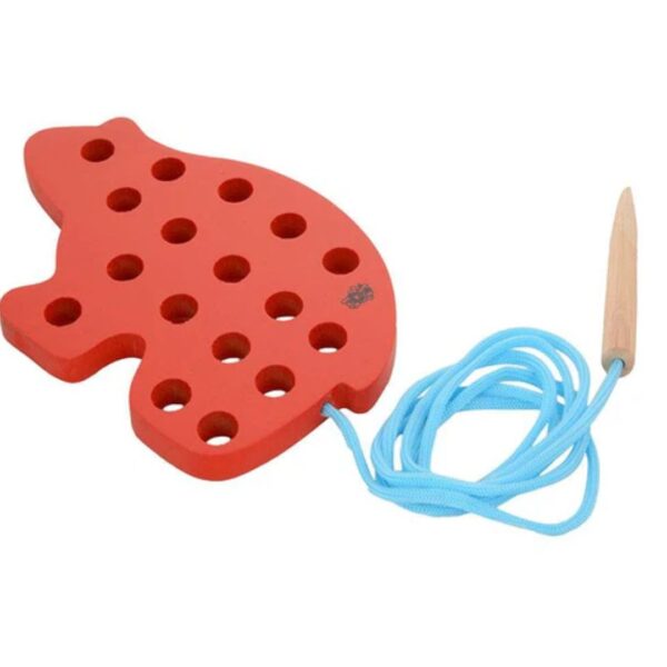 Age ‎2+ Skillofun Wooden Sewing Bear Toy