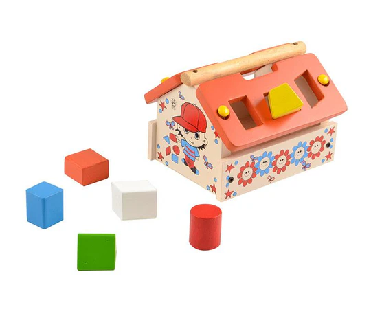 Skillofun Wooden Shape Sorting Hut