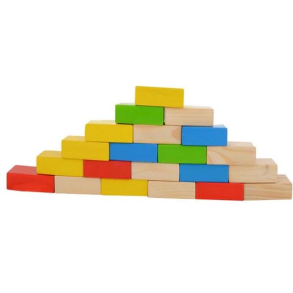 Age 2+ Skillofun Wooden Mini Bricks