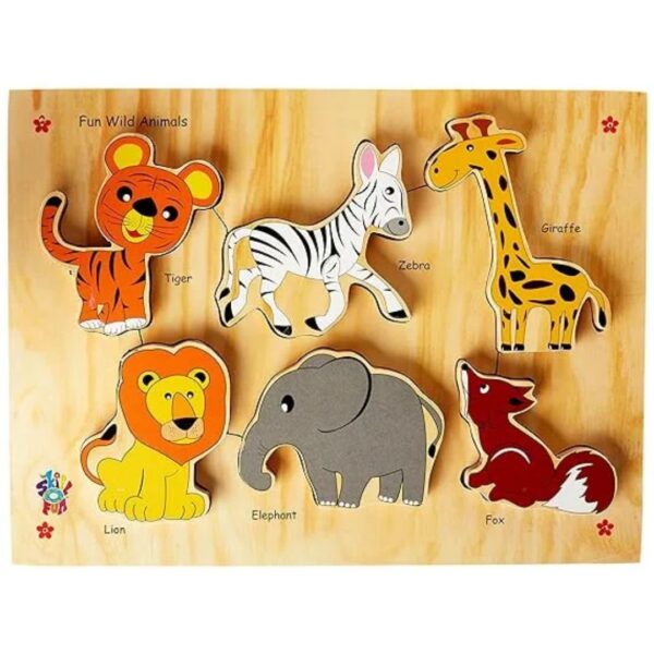 Age 2+ Skillofun Fun Raised Identification Wild Animals