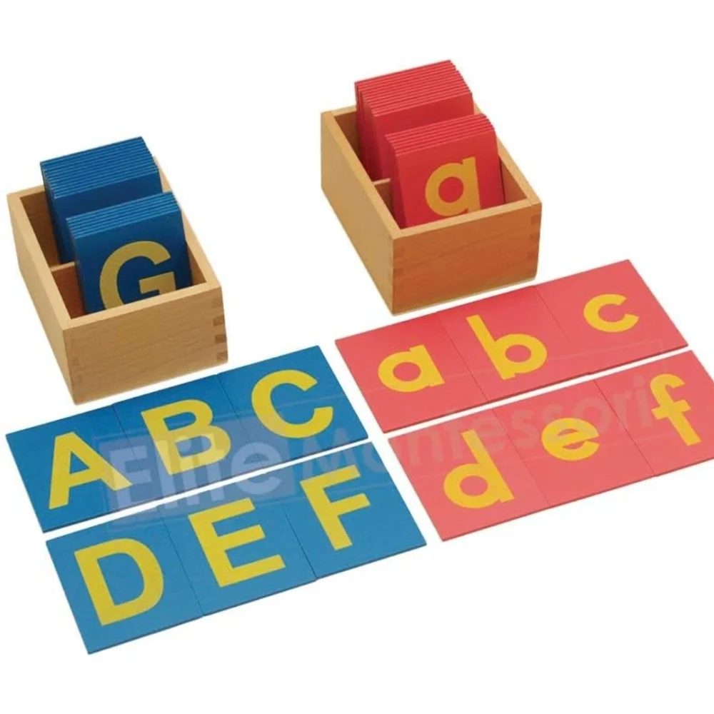 Age 3+ Skola Toys Sandpaper Letters Tracing Capital Alphabets