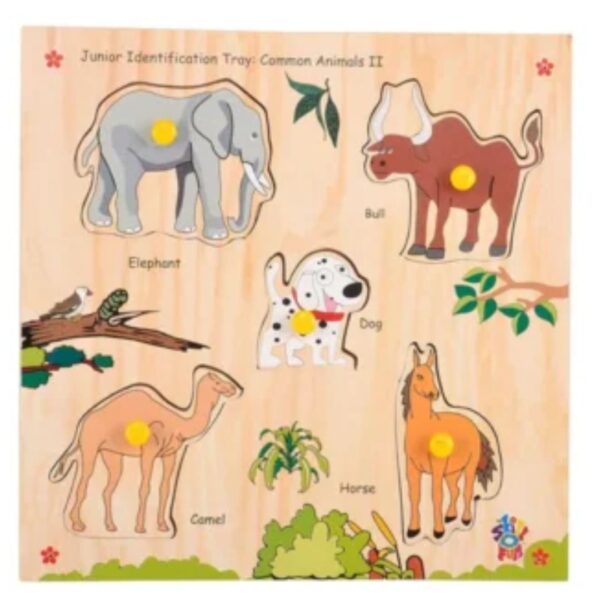 Age 2+ Skillofun Junior Identification Common Animals II Trays