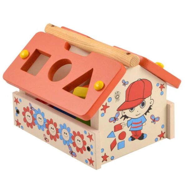 Age 2+ Skillofun Wooden Shape Sorting Hut