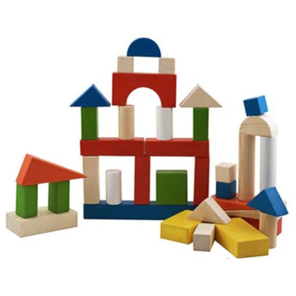 Age 3+ Skillofun Wooden Building Blocks