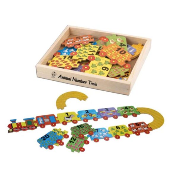 Age 2+ Skillofun Animal Number Train