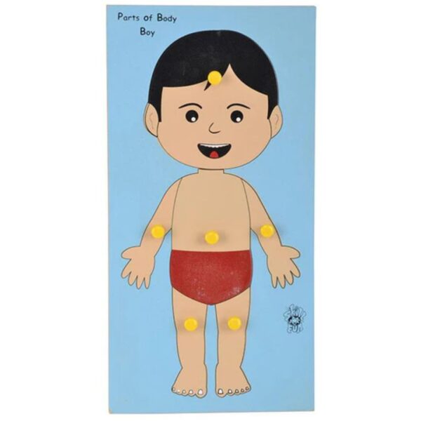 Age 2+ Skillofun Parts of Body Tray (Boy)