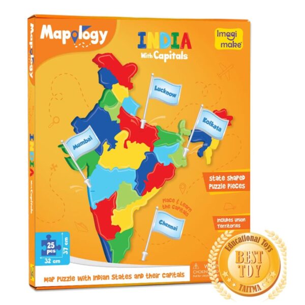 Age 4+ Imagi Make Mapology States of India