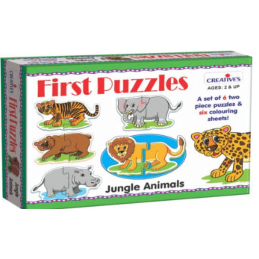 Age 2+ Creative's First Puzzles Jungle Animals