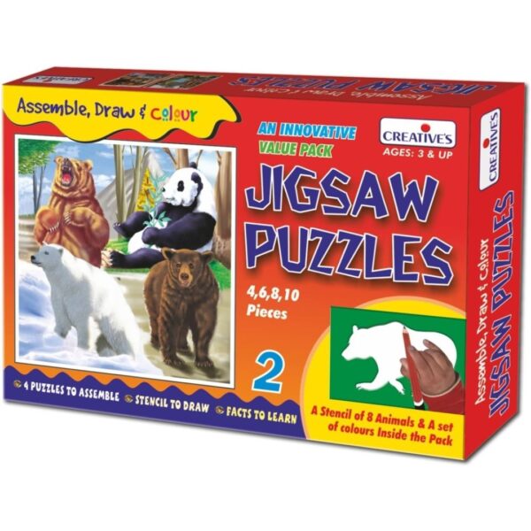 Age 4+ Creative's Jigsaw Puzzles Assemble