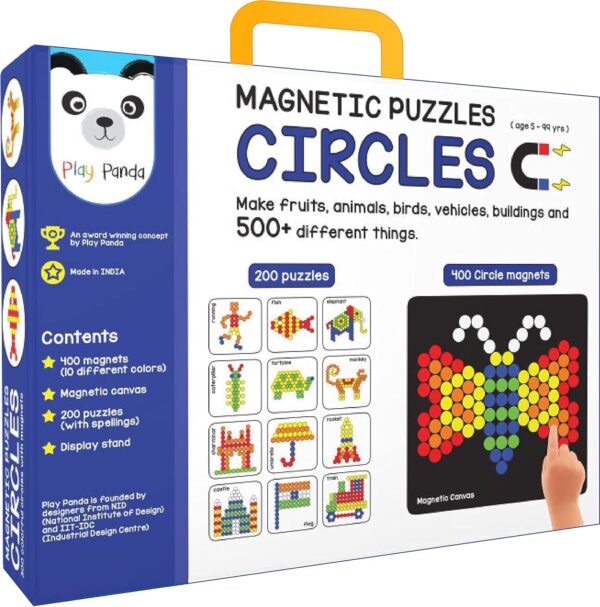 Play Panda Magnetic Puzzles : Circles