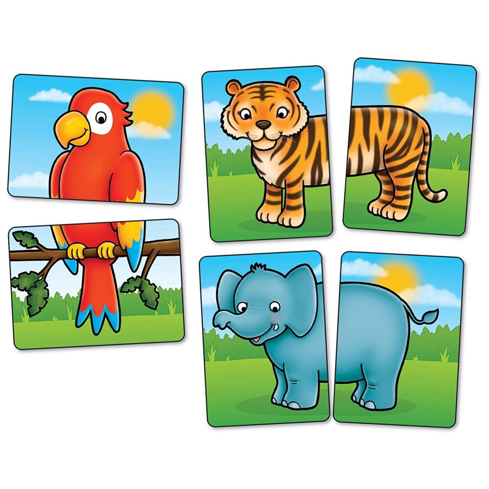 Alternative view of Age 2+ Orchard Toys Jungle Heads & Tails Matching Game
