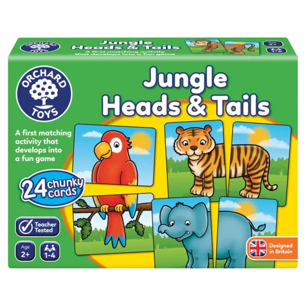 Jungle Heads & Tails Matching Game