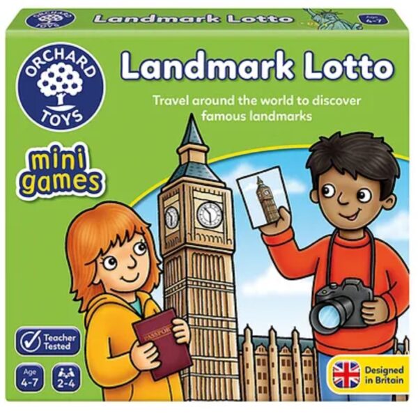 Age 4+ Orchard Toys Landmark Lotto Matching Game