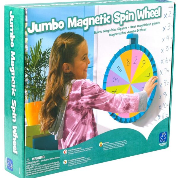 Age 3+ Educational Insights Jumbo Magnetic Spin Wheel