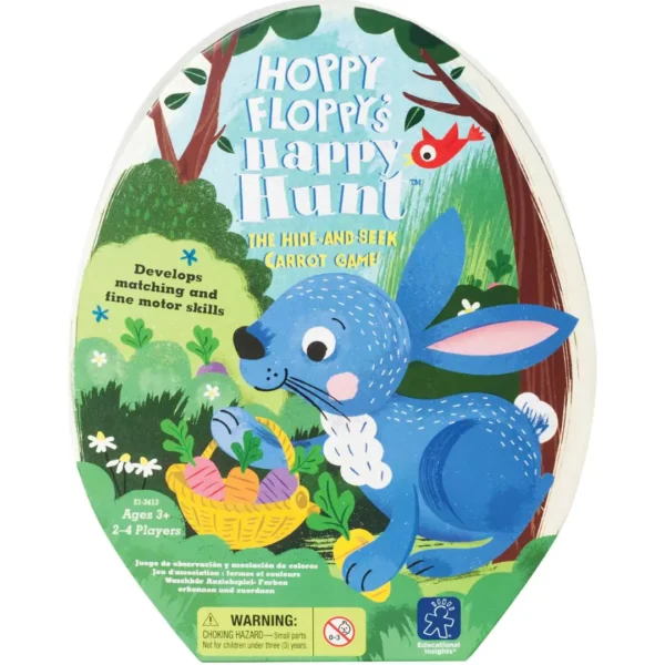 Age 3+ Educational Insights Hoppy Floppy's Happy Hunt Game