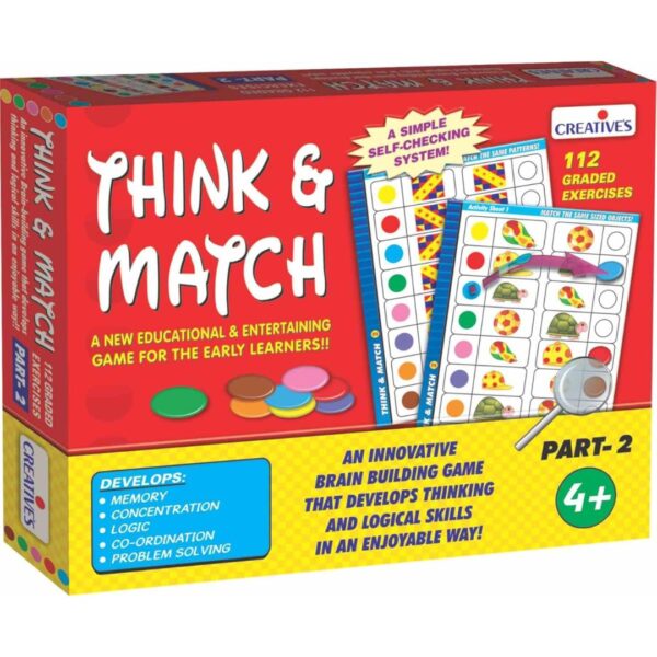 Age 4+ Creative Think And Match Part-2 Board Game