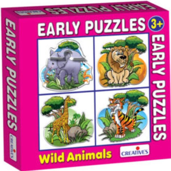 Age 3+ Creative's Early Puzzles Wild Animals