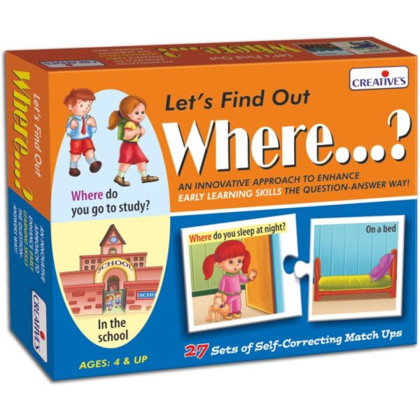 Age 4+ Creative Let's Find Out Where Puzzle