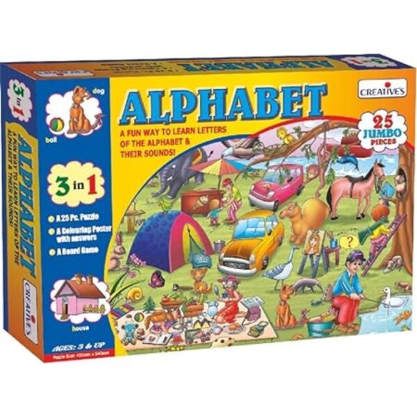 ‎Age 3+ Creative's Alphabet Reading Puzzle