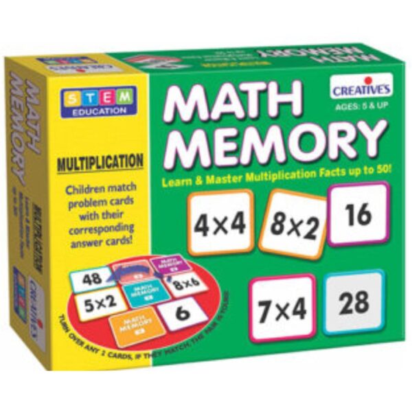 Age 5+ Creatives Math Memory Multiplication