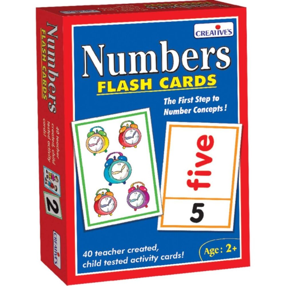 Age 2+ Creative Numbers Flash Cards