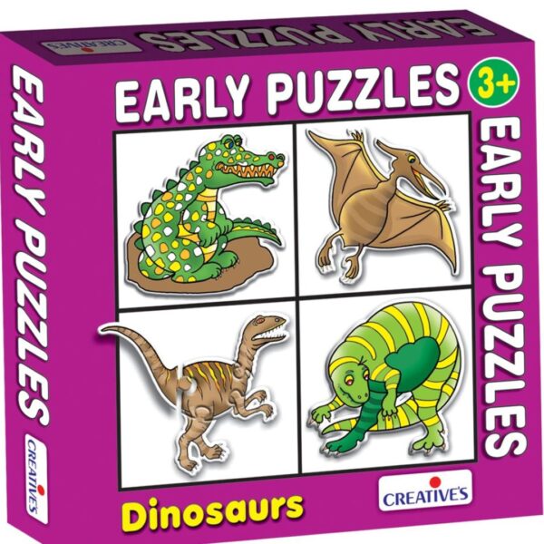 Age 3+ Creative Dinosaurs Early Puzzles