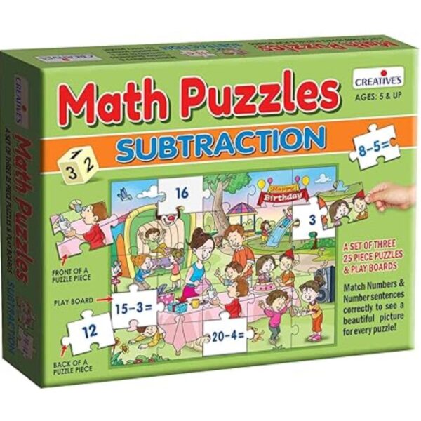 Age 5+ Creative Math Puzzles - Subtraction