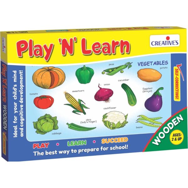 Age 2+ Creative's Play N Learn Vegetables