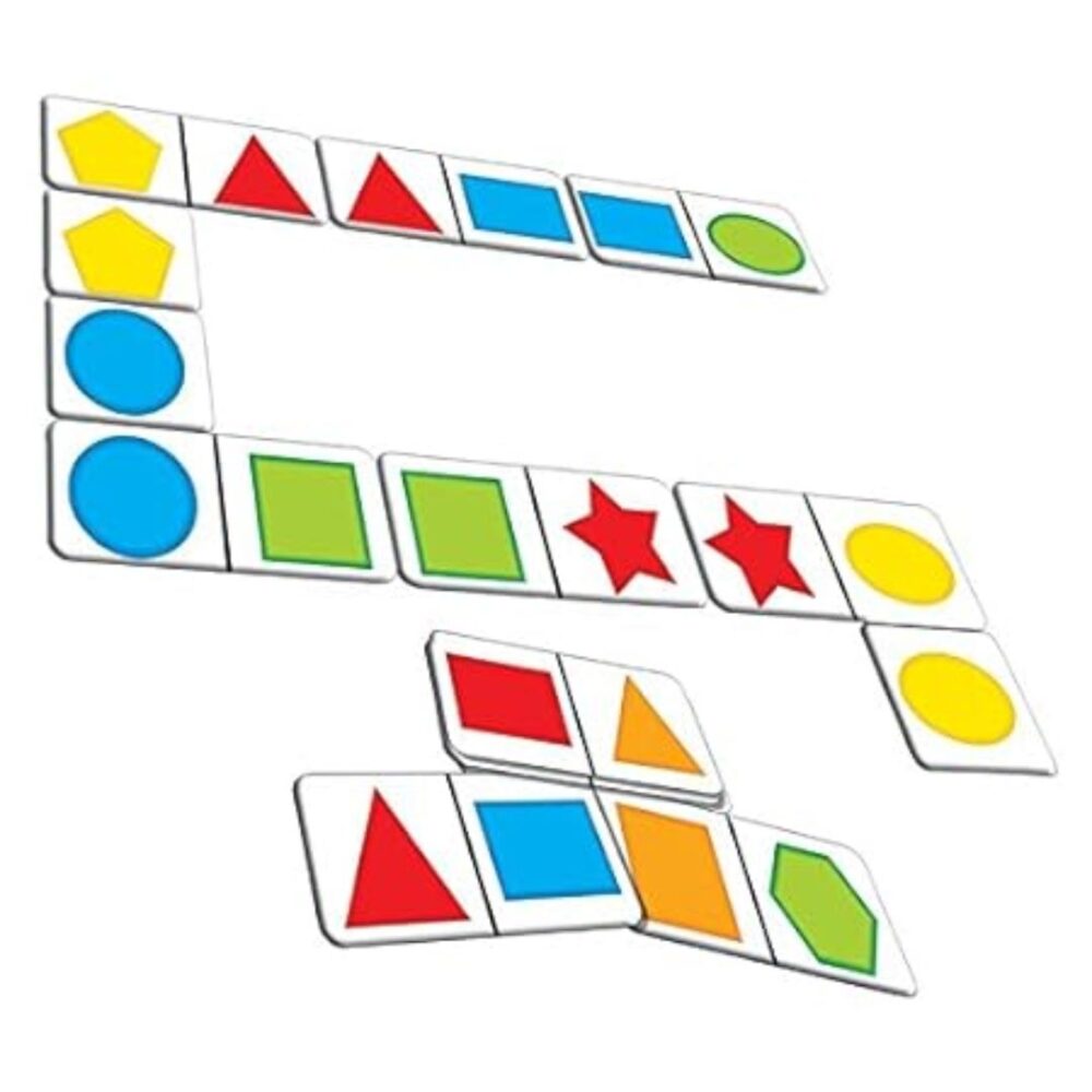 Age 3+ Creative Dominoes Shapes And Colors Card Game