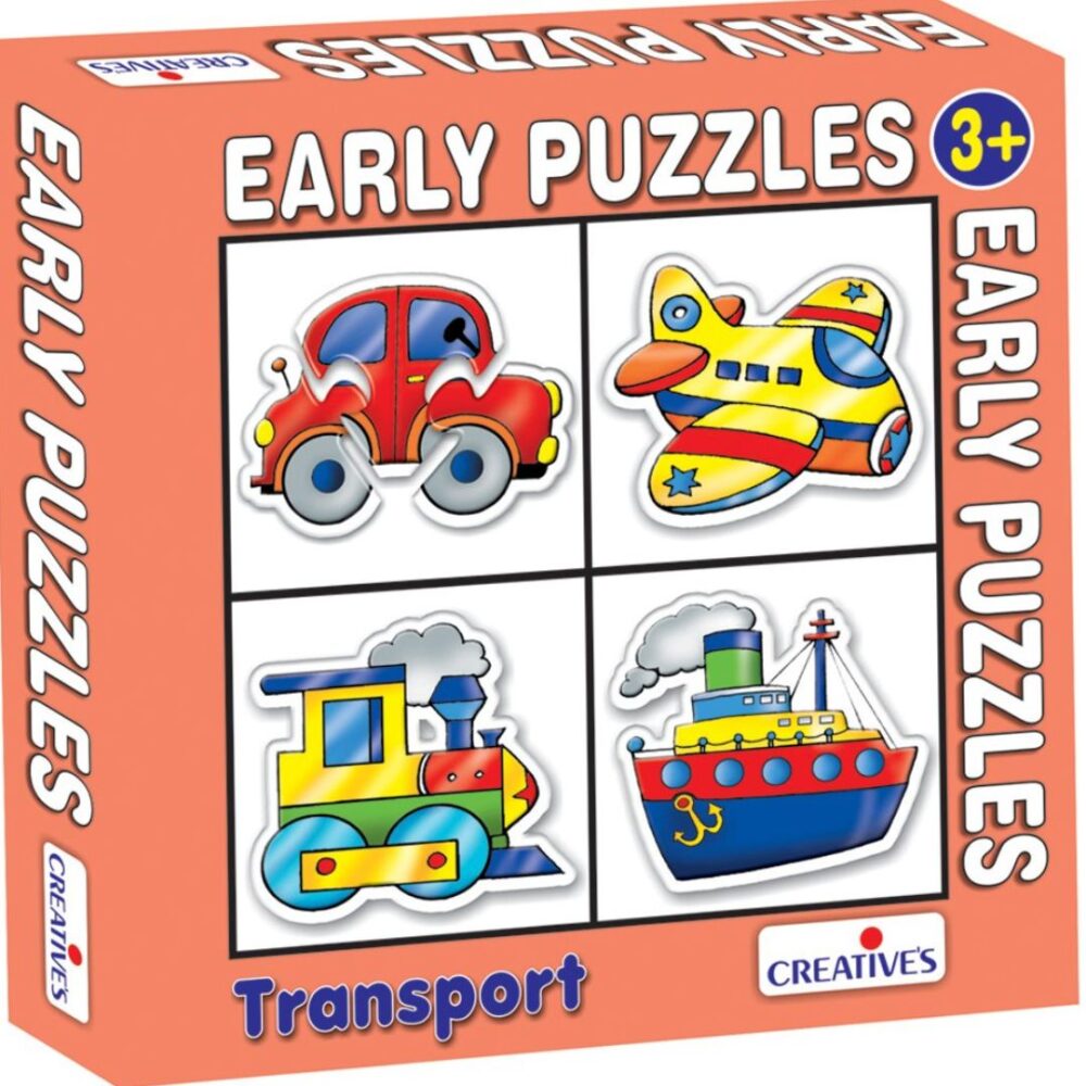 Age 3+ Creative's Transport Early Puzzles