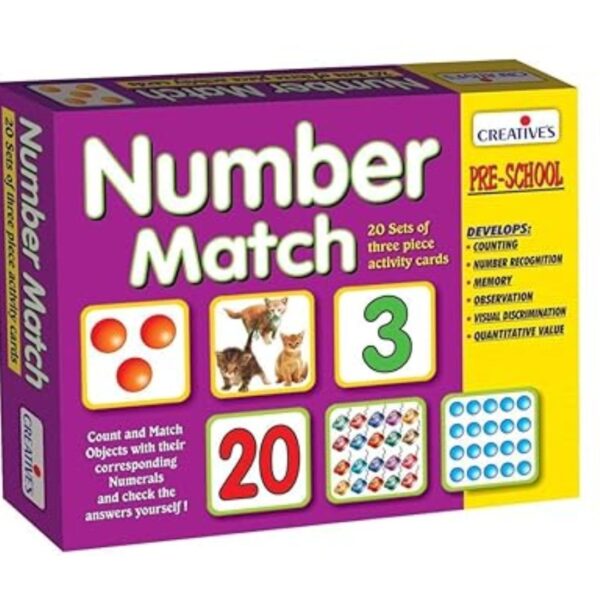 Age 3+ Creative Number Match